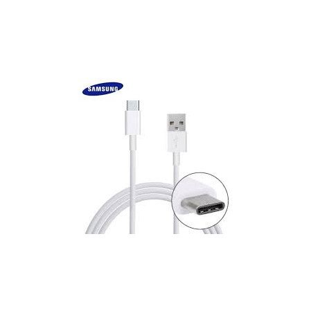 CABLE ORIGINAL SAMSUNG TYPE C BLANC