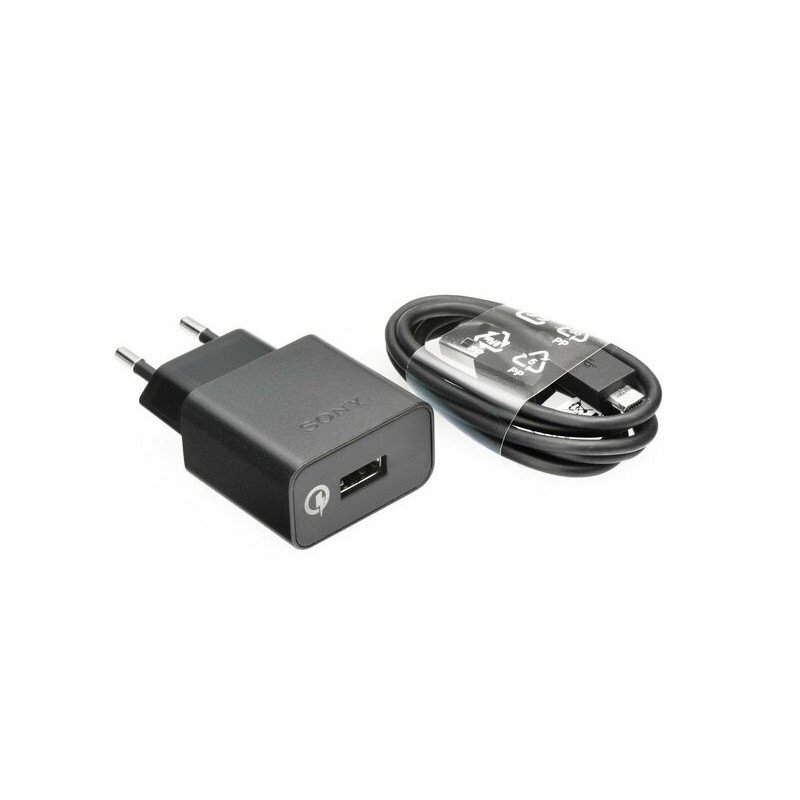 Chargeur rapide Original SONY UCH10 + EC803 Micro USB 2.0 Noir