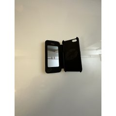 MAGNIFIQUE ETUI RABAT NOIR AVEC MIROIR IPHONE 5 / 5S / SE