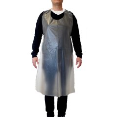 300 ärmellose Schutzkittel, LDPE, 130 x 70 cm, 30 µm