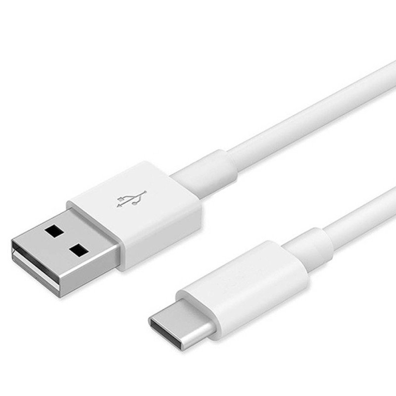 USB-A to USB-C White Cable 1 Meter