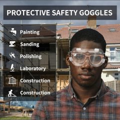 Lunettes de sécurité ANSI Z87.1 - EN-166 Masque - Protection oculaire