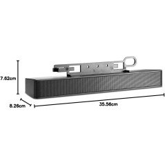 HP LCD Speaker Bar NQ576AA – Barre de son USB pour écran